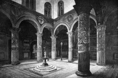 The Court of the Palazzo Vecchio, Florence, Italy