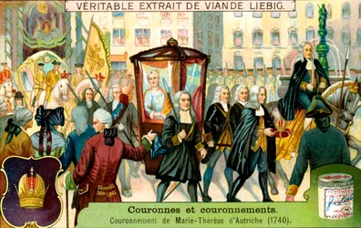 The Crowning of Maria Theresa of Austria in 1740, c. 1900