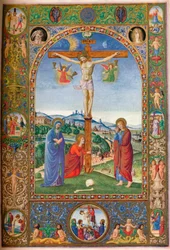 The Crucifixion: with Virgin, Mary Magdalene & St John, c1500, 1937