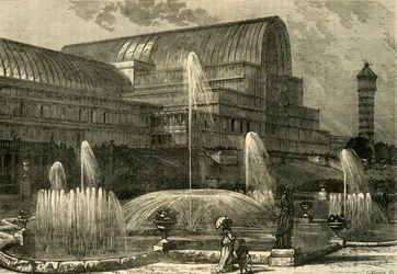 The Crystal Palace, from the South, c1878