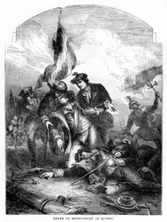 The Death of General Richard Montgomery at Quebec, 1775, 1872