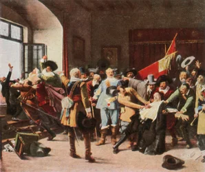 The Defenestration of Prague, 23 May 1618, 1936