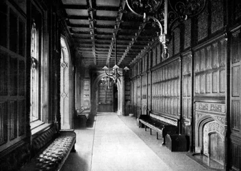 The Division Lobby, House of Commons, Westminster, London