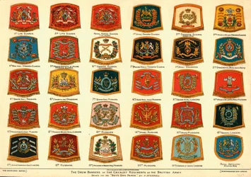 The Drum Banners of the Cavalry Regiments of the British Army, 1902