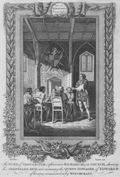 The Duke of Gloucester afterwards Richard III in Council