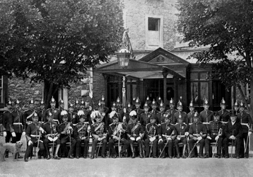 The Duke of Saxe-Coburg and Gotha and the Officers of the Plymouth Division