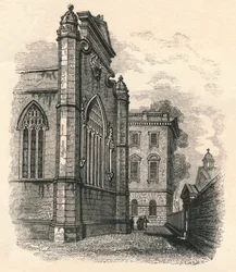 The East End of the College Chapel, Peterhouse, Cambridge