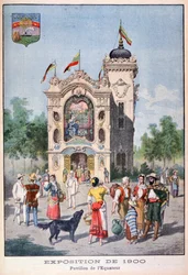 The Ecuadorian Pavilion at the Universal Exhibition of 1900, Paris, 1900