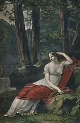 The Empress Josephine in the Park at Malmaison, 1809, 1896