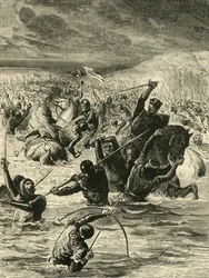 The English Passing The Somme