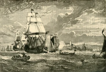 The First Fleet of the East India Company Leaving Woolwich