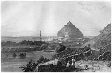 The Fortress of Dowlatabad in the Deccan Plateau, India, c1860