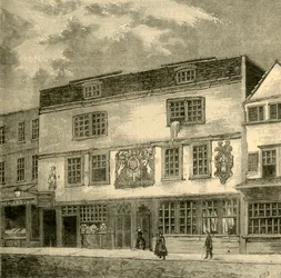 The Fortune Theatre, c1872