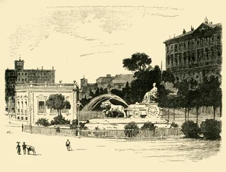 The Fountain of Cybele, Madrid