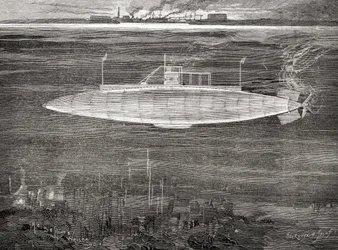 The French Navy Submarine Gustave Zédé, Launched in 1900