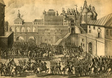 The French enter the city of Moscow, September 1812, 1921