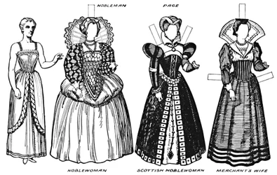The Gallery of British Costume: Dress Worn in the Late Sixteenth Century