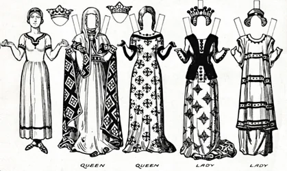 The Gallery of British Costume: Dress Worn in the Reign of the First Edward