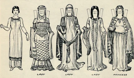 The Gallery of British Costume: The Dress People Wore in Norman Times, c1934