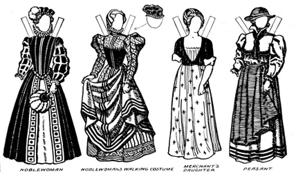 The Gallery of Costume: Dresses Worn in the Days When Queen Mary Reigned