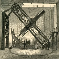 The Great Equatorial Telescope in the Dome, Greenwich Observatory