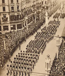 The Guards in Oxford Street, May 12 1937