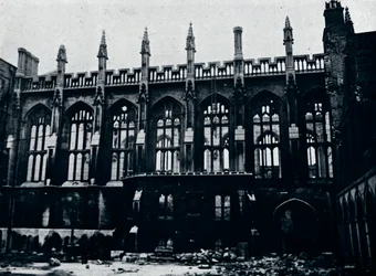 The Historic Hall in the Inner Temple Completely Gutted by Fire