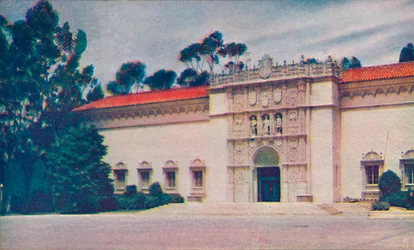 The Imposing Doorway of Fine Arts Gallery