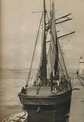 The Irish Minstrel, a Wooden Three-Masted Schooner