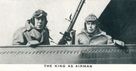 The King as Airman, 1918