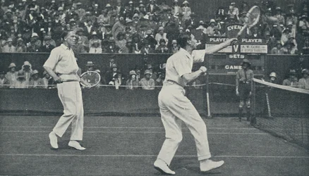The King as Lawn-Tennis Player
