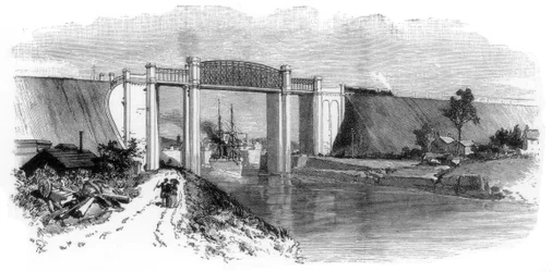 The Latchford Viaduct, Manchester Ship Canal