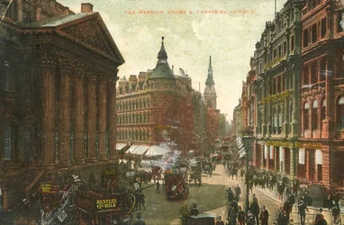 The Mansion House & Cheapside, London, late 19th-early 20th century