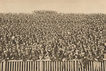 The Many-Headed Voice Which Roars Behind The Touch-Line Every Winter Saturday, c1935
