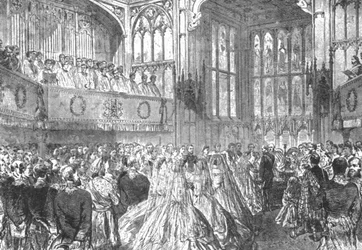 The Marriage of Princess Helena with Prince Christian of Schleswig-Holstein, 1866, 1901