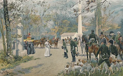 The Meeting of Napoleon and Pius VII at Fontainebleau
