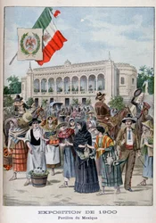 The Mexican Pavilion at the Universal Exhibition of 1900, Paris