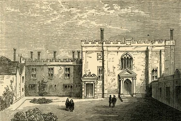 The Monastery of St. John of Jerusalem, Clerkenwell - The Chapel from the South, c1872