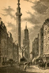 The Monument and the Church of St. Magnus
