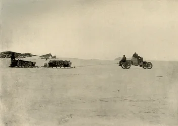 The Motor Hauling Stores for a Depot