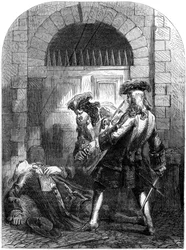 The Murder of the actor William Mountford, 1692, 19th century
