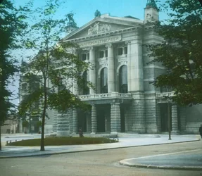 The National Theatre, Christiania, Oslo, Norway, late 19th to early 20th century.
