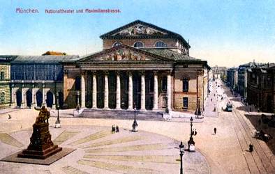 The National Theatre and Maximilianstrasse, Munich, Germany, 1925