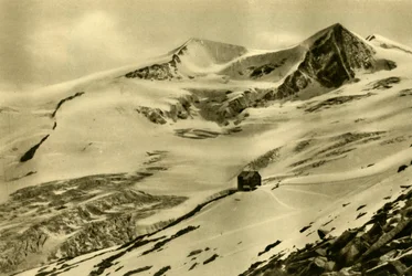 The Neue Prager Hütte, Großvenediger mountain, Tyrol, Austria, c1935
