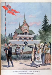 The Norwegian pavilion at the Universal Exhibition of 1900, Paris