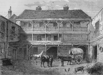 The Old Black Bull Inn, Grays Inn Lane, London