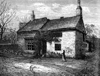The Old Manor-House, Morley, Leeds, West Yorkshire, Birthplace of Sir Titus Salt, c1880