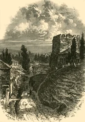 The Old Walls, Constantinople, 4th century, 1890