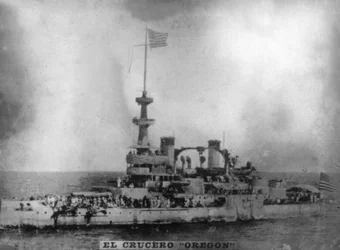 The Oregon battleship
