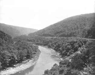 The Packsaddle, Allegheny Mountains, Pennsylvania, USA, c. 1900